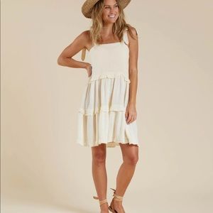 Rylee +Cru XS Cream Summer Dress
